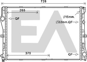 EACLIMA 31R50103 - Radiatore, Raffreddamento motore autozon.pro