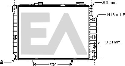 EACLIMA 31R50137 - Radiatore, Raffreddamento motore autozon.pro