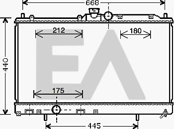 EACLIMA 31R51099 - Radiatore, Raffreddamento motore autozon.pro