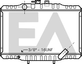 EACLIMA 31R51127 - Radiatore, Raffreddamento motore autozon.pro