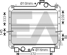 EACLIMA 31R53015 - Radiatore, Raffreddamento motore autozon.pro