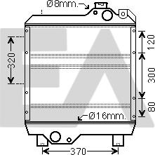 EACLIMA 31R53018 - Radiatore, Raffreddamento motore autozon.pro