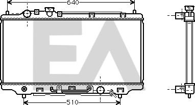 EACLIMA 31R52045 - Radiatore, Raffreddamento motore autozon.pro