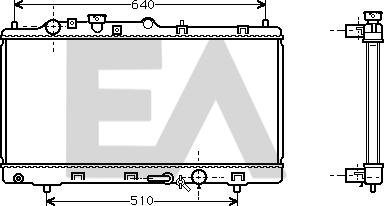 EACLIMA 31R52060 - Radiatore, Raffreddamento motore autozon.pro