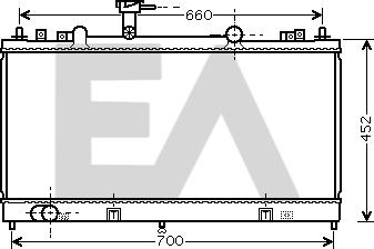 EACLIMA 31R52067 - Radiatore, Raffreddamento motore autozon.pro