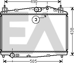 EACLIMA 31R52105 - Radiatore, Raffreddamento motore autozon.pro