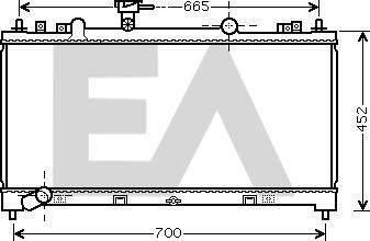 EACLIMA 31R52102 - Radiatore, Raffreddamento motore autozon.pro