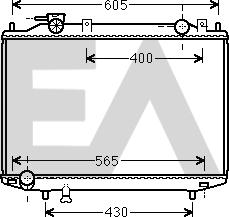 EACLIMA 31R52107 - Radiatore, Raffreddamento motore autozon.pro