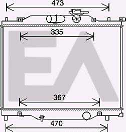 EACLIMA 31R52124 - Radiatore, Raffreddamento motore autozon.pro