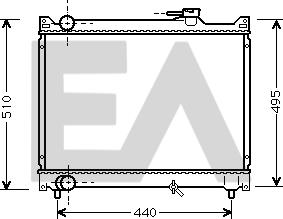 EACLIMA 31R69001 - Radiatore, Raffreddamento motore autozon.pro