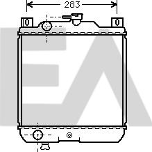 EACLIMA 31R69008 - Radiatore, Raffreddamento motore autozon.pro