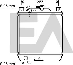 EACLIMA 31R69015 - Radiatore, Raffreddamento motore autozon.pro