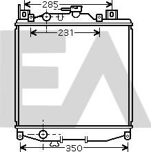 EACLIMA 31R69017 - Radiatore, Raffreddamento motore autozon.pro