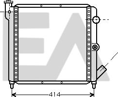 EACLIMA 31R60091 - Radiatore, Raffreddamento motore autozon.pro