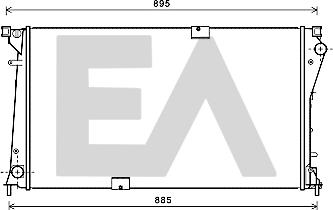 EACLIMA 31R60002 - Radiatore, Raffreddamento motore autozon.pro