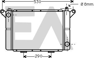 EACLIMA 31R60011 - Radiatore, Raffreddamento motore autozon.pro