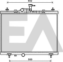 EACLIMA 31R60085 - Radiatore, Raffreddamento motore autozon.pro