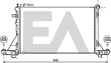 EACLIMA 31R60159 - Radiatore, Raffreddamento motore autozon.pro