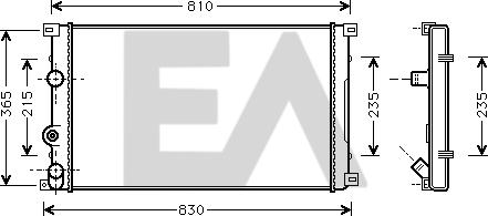 EACLIMA 31R60128 - Radiatore, Raffreddamento motore autozon.pro