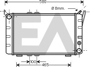 EACLIMA 31R61001 - Radiatore, Raffreddamento motore autozon.pro