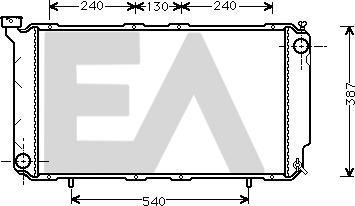 EACLIMA 31R68005 - Radiatore, Raffreddamento motore autozon.pro