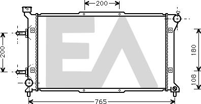 EACLIMA 31R68018 - Radiatore, Raffreddamento motore autozon.pro