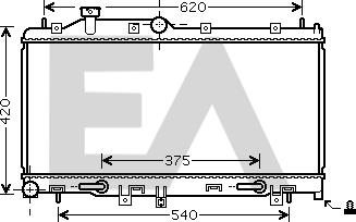 EACLIMA 31R68034 - Radiatore, Raffreddamento motore autozon.pro