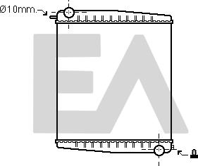 EACLIMA 31R63007 - Radiatore, Raffreddamento motore autozon.pro