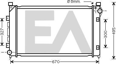 EACLIMA 31R05042 - Radiatore, Raffreddamento motore autozon.pro