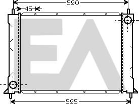 EACLIMA 31R05011 - Radiatore, Raffreddamento motore autozon.pro