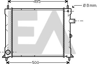 EACLIMA 31R05018 - Radiatore, Raffreddamento motore autozon.pro