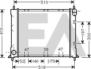 EACLIMA 31R05035 - Radiatore, Raffreddamento motore autozon.pro