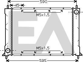 EACLIMA 31R05023 - Radiatore, Raffreddamento motore autozon.pro