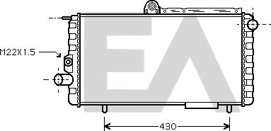 EACLIMA 31R03003 - Radiatore, Raffreddamento motore autozon.pro