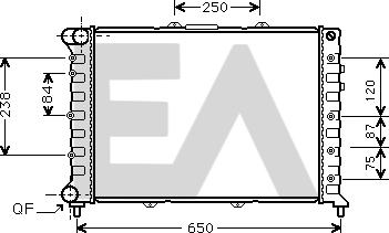 EACLIMA 31R03019 - Radiatore, Raffreddamento motore autozon.pro