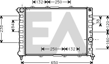 EACLIMA 31R03026 - Radiatore, Raffreddamento motore autozon.pro