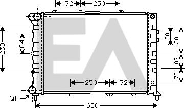 EACLIMA 31R03023 - Radiatore, Raffreddamento motore autozon.pro