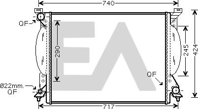 EACLIMA 31R02040 - Radiatore, Raffreddamento motore autozon.pro