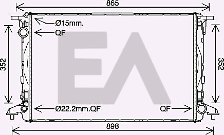 EACLIMA 31R02063 - Radiatore, Raffreddamento motore autozon.pro