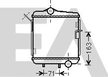 EACLIMA 31R02006 - Radiatore, Raffreddamento motore autozon.pro