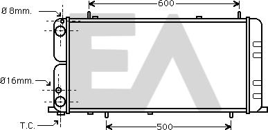 EACLIMA 31R02021 - Radiatore, Raffreddamento motore autozon.pro