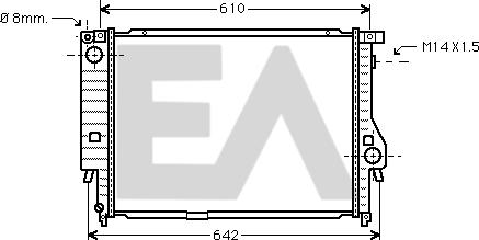 EACLIMA 31R07069 - Radiatore, Raffreddamento motore autozon.pro