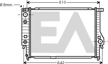 EACLIMA 31R07062 - Radiatore, Raffreddamento motore autozon.pro