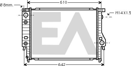 EACLIMA 31R07019 - Radiatore, Raffreddamento motore autozon.pro