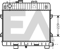 EACLIMA 31R07013 - Radiatore, Raffreddamento motore autozon.pro