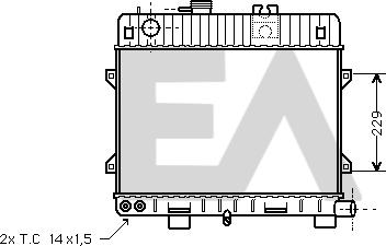 EACLIMA 31R07050 - Radiatore, Raffreddamento motore autozon.pro