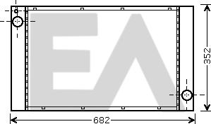 EACLIMA 31R07146 - Radiatore, Raffreddamento motore autozon.pro