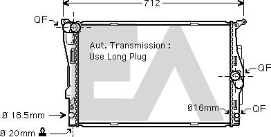 EACLIMA 31R07143 - Radiatore, Raffreddamento motore autozon.pro