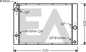 EACLIMA 31R07147 - Radiatore, Raffreddamento motore autozon.pro