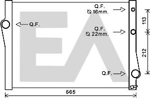 EACLIMA 31R07150 - Radiatore, Raffreddamento motore autozon.pro